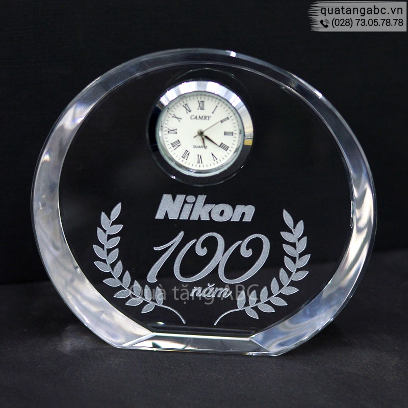 Đồng hồ quảng cáo của CÔNG TY NIKON đặt in tại INLOGO
