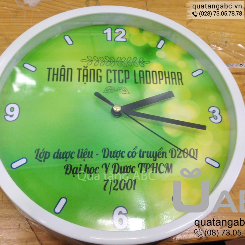 INLOGO sản xuất đồng hồ treo tường cho ĐẠI HỌC Y DƯỢC TPHCM